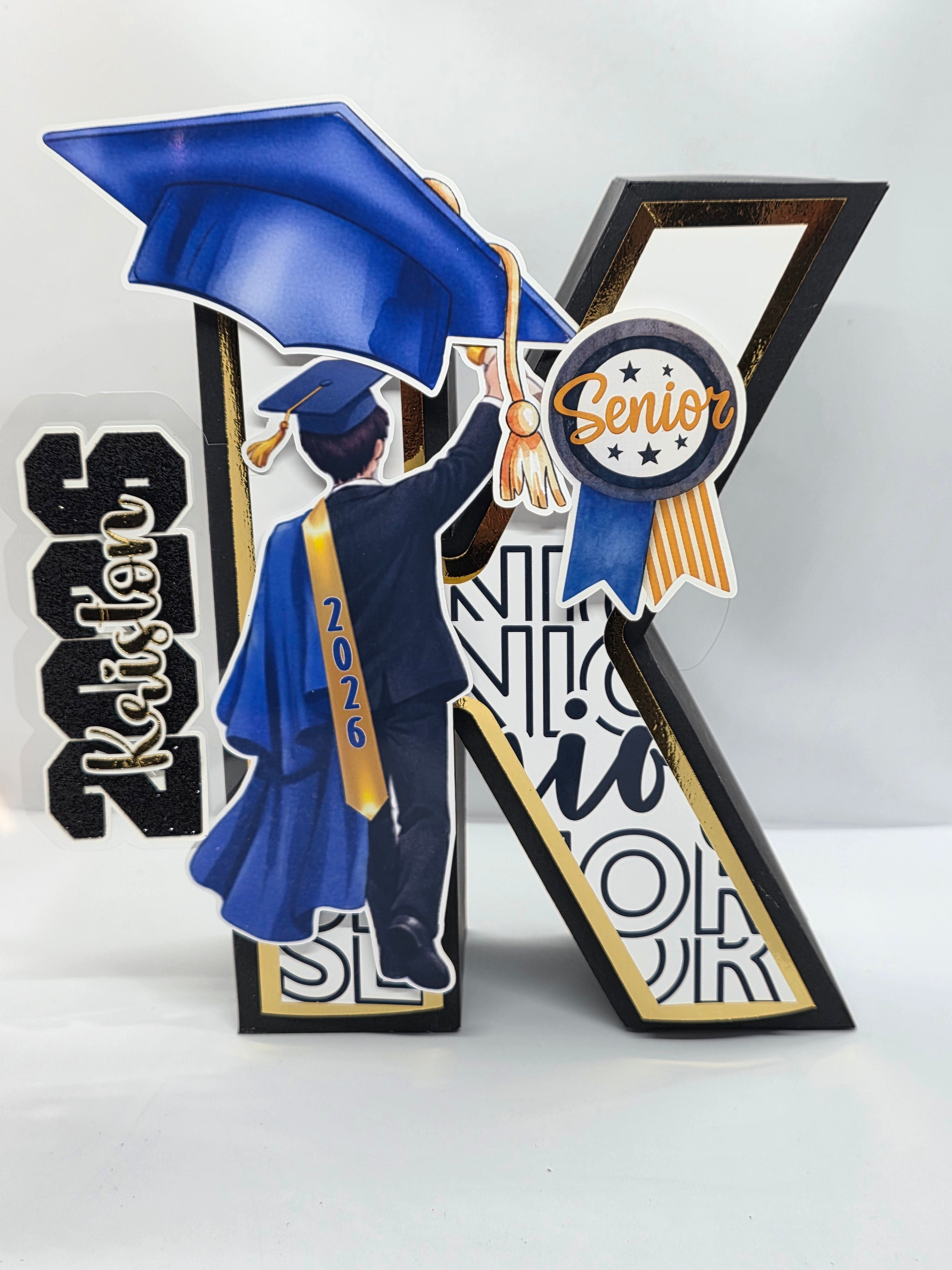 Personalized 3D Graduation Letter - Custom Class of 2026 Party Decoration