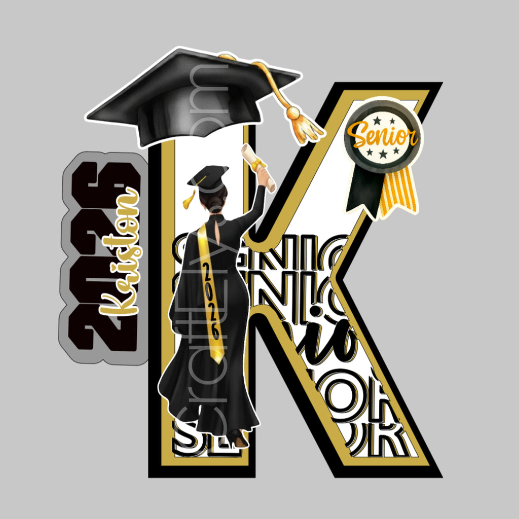 Personalized 3D Graduation Letter - Custom Class of 2026 Party Decoration