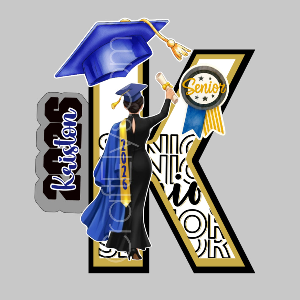 Personalized 3D Graduation Letter - Custom Class of 2026 Party Decoration