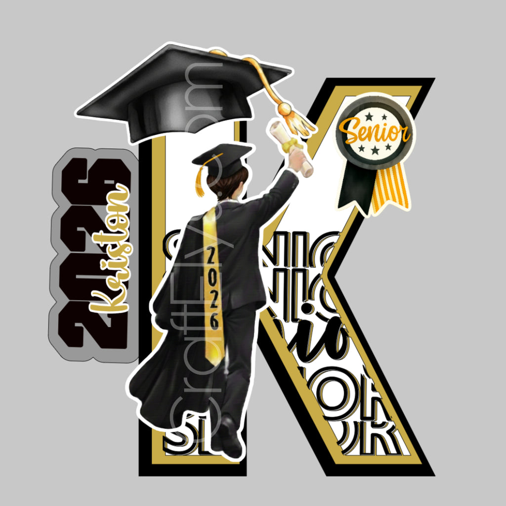 Personalized 3D Graduation Letter - Custom Class of 2026 Party Decoration